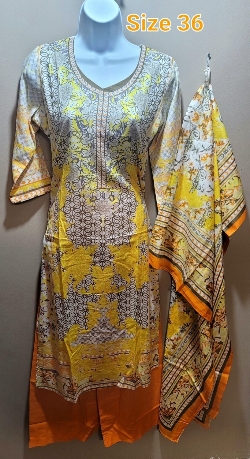 Printed Firdousi Lawn