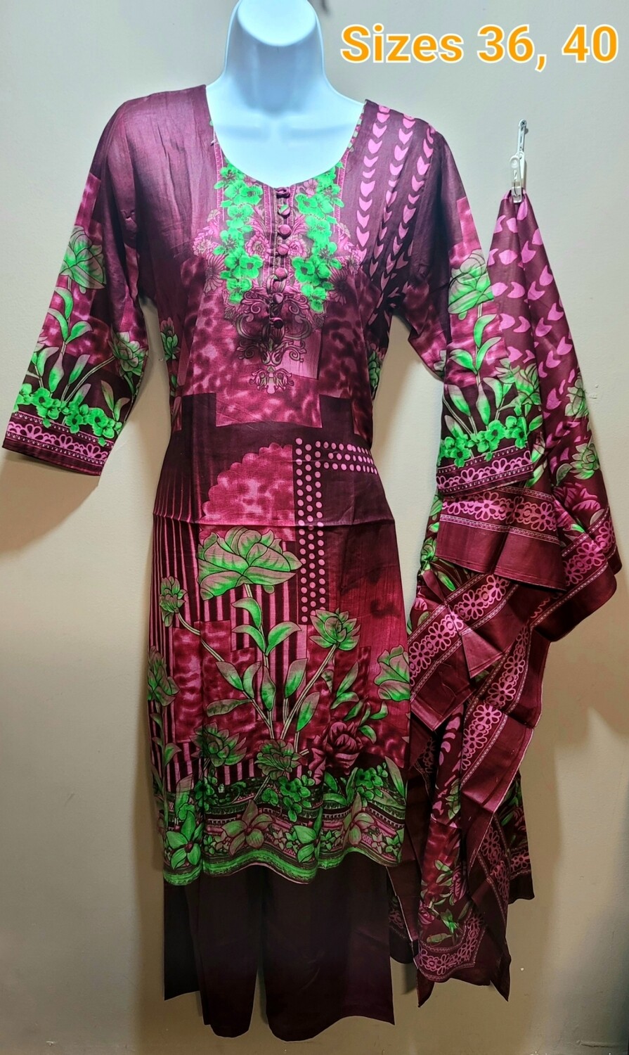 Printed Firdousi Lawn