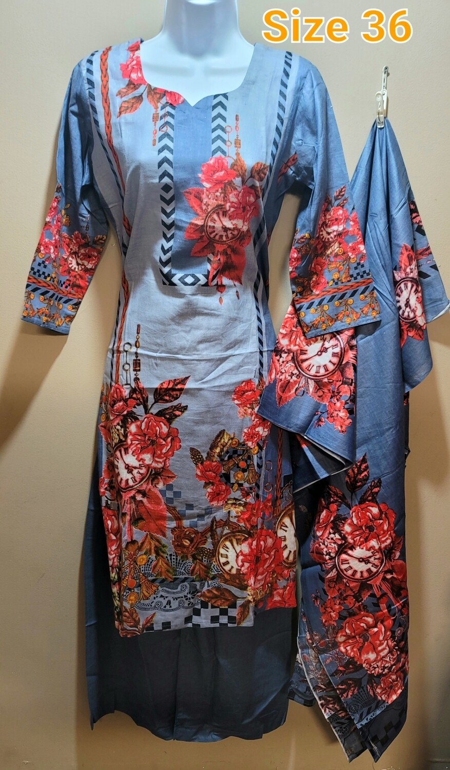 Printed Firdousi Lawn