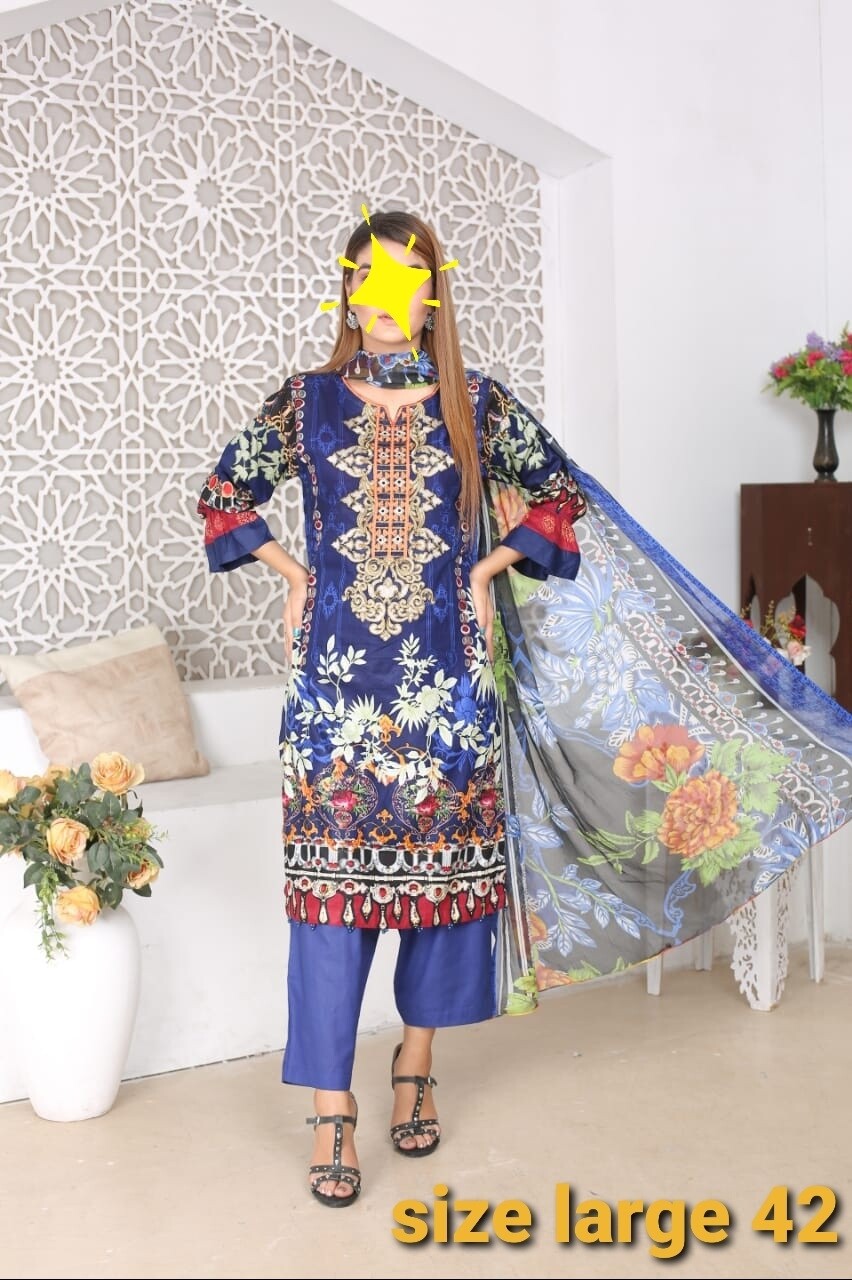 Pakistani Embroidered Lawn