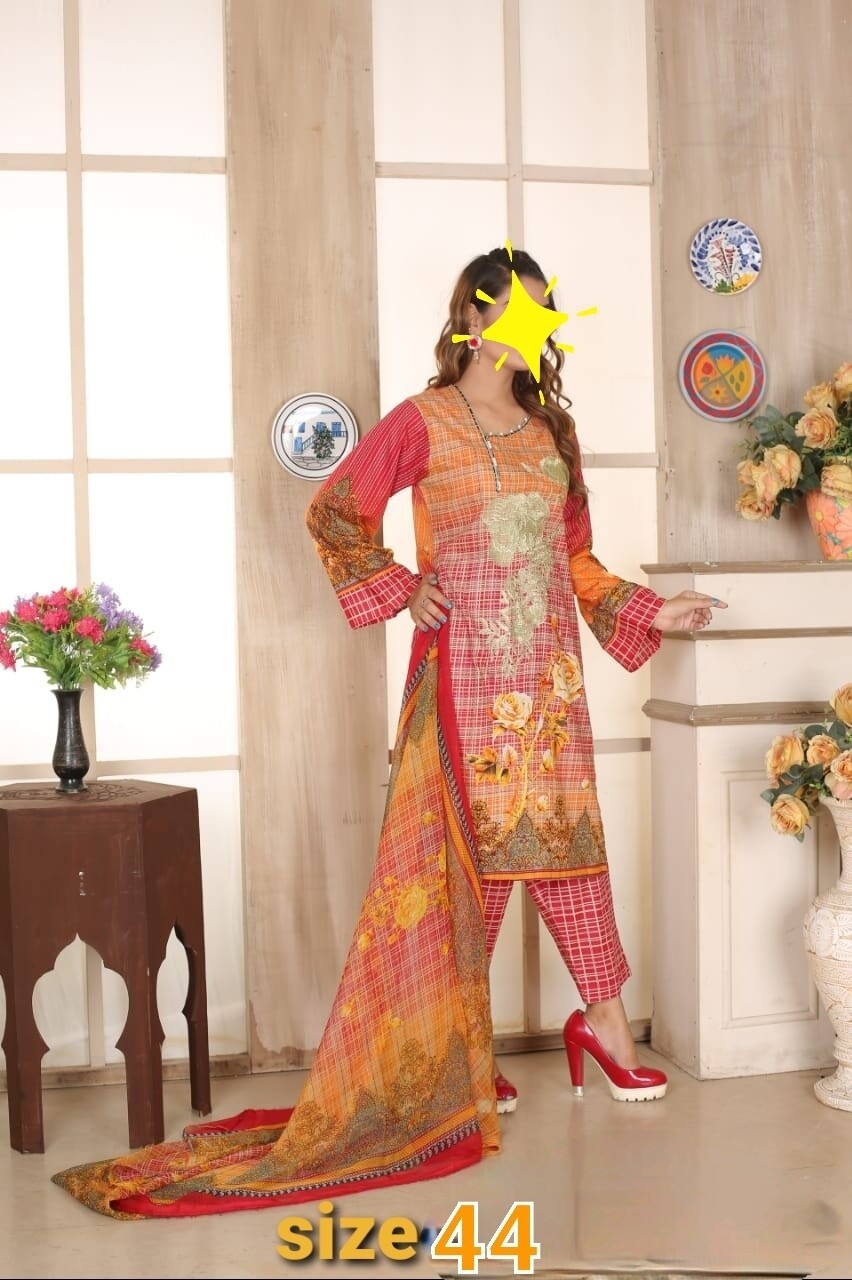 Pakistani Embroidered Lawn