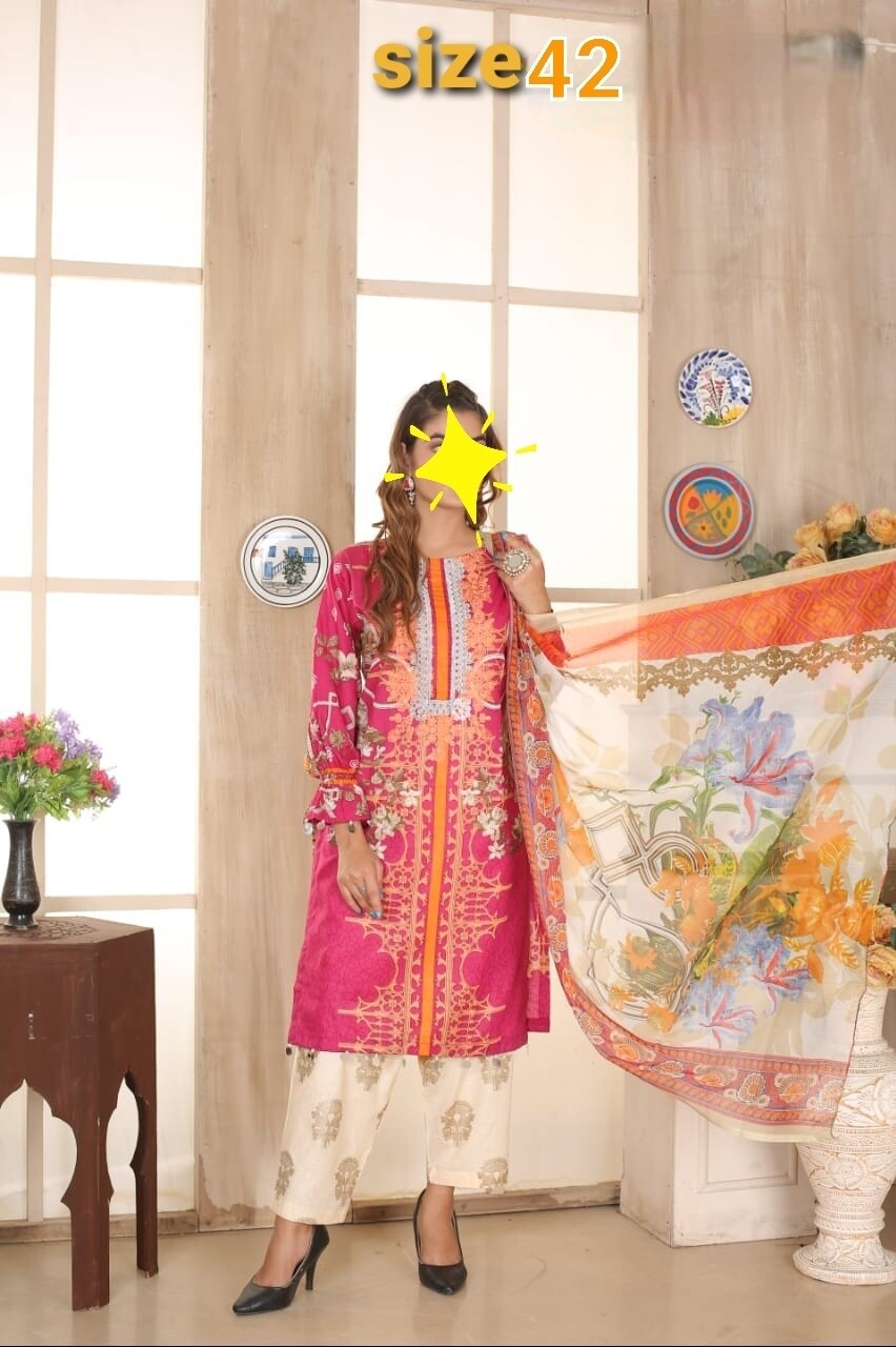 Pakistani Embroidered Lawn