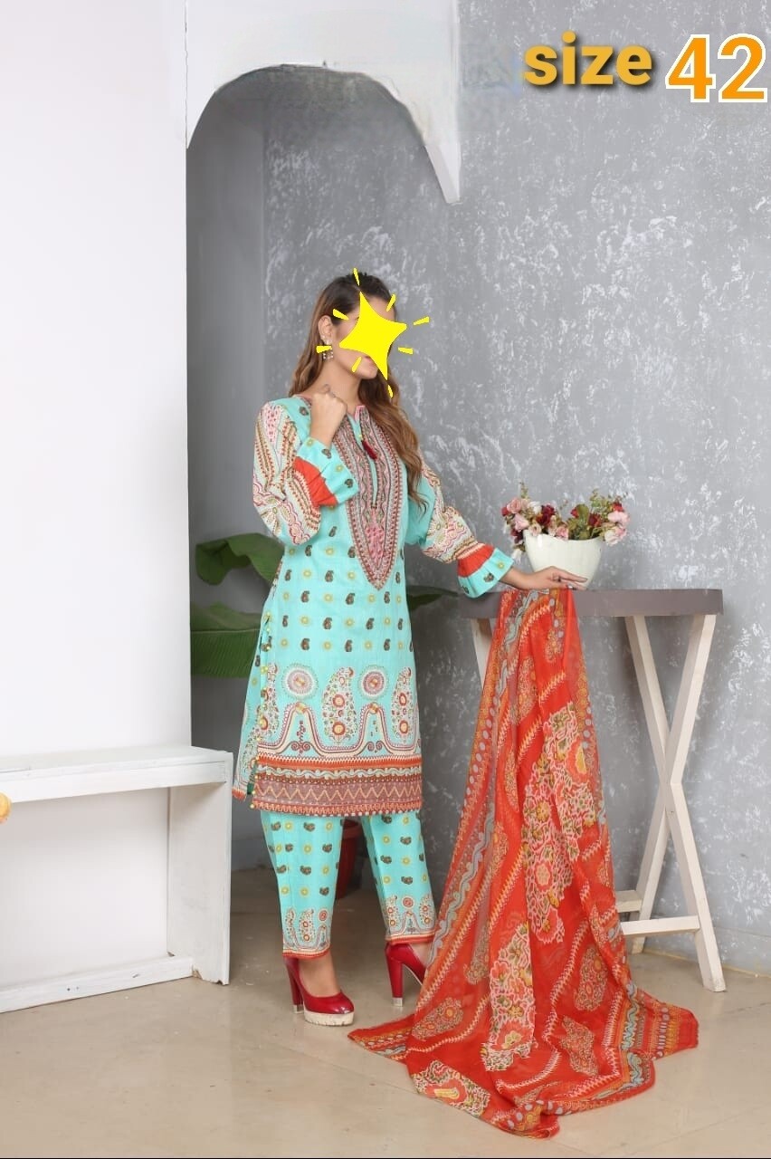 Pakistani Embroidered Lawn