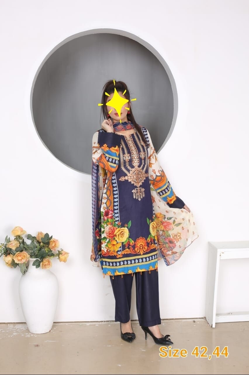 Pakistani Embroidered Lawn