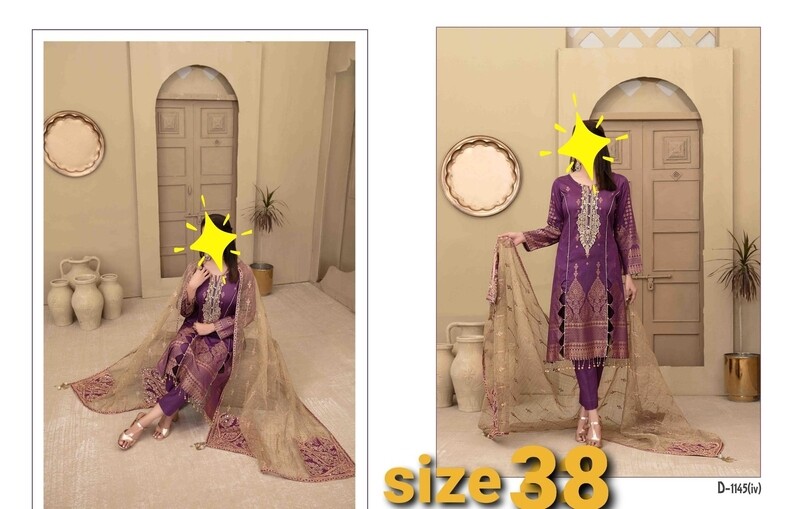Expression of Love Banarsi Lawn collection from Tawakkal Fabrics