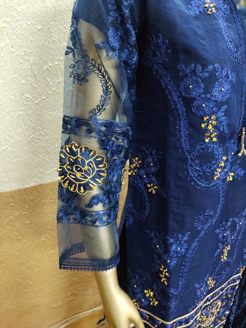 Navy Blue Party Wear Suit
