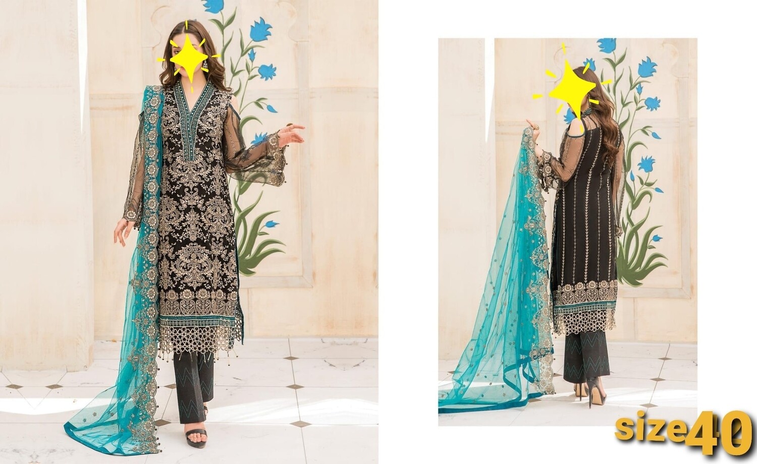Black-Maryam&#39;s Luxury Chiffon