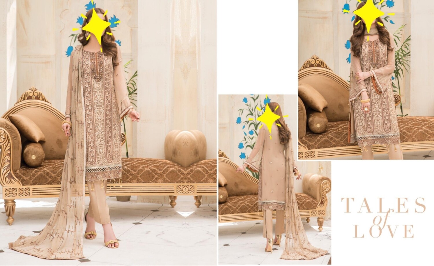 Beige- Maryam&#39;s Luxury Chiffon