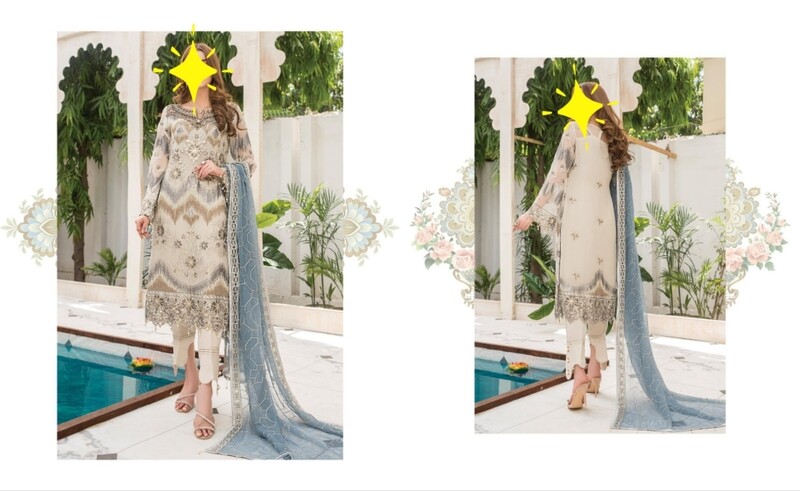 Grey- Maryam&#39;s Luxury Chiffon