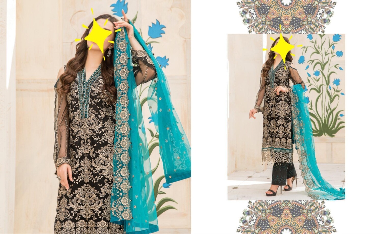 Black-Maryam&#39;s Luxury Chiffon