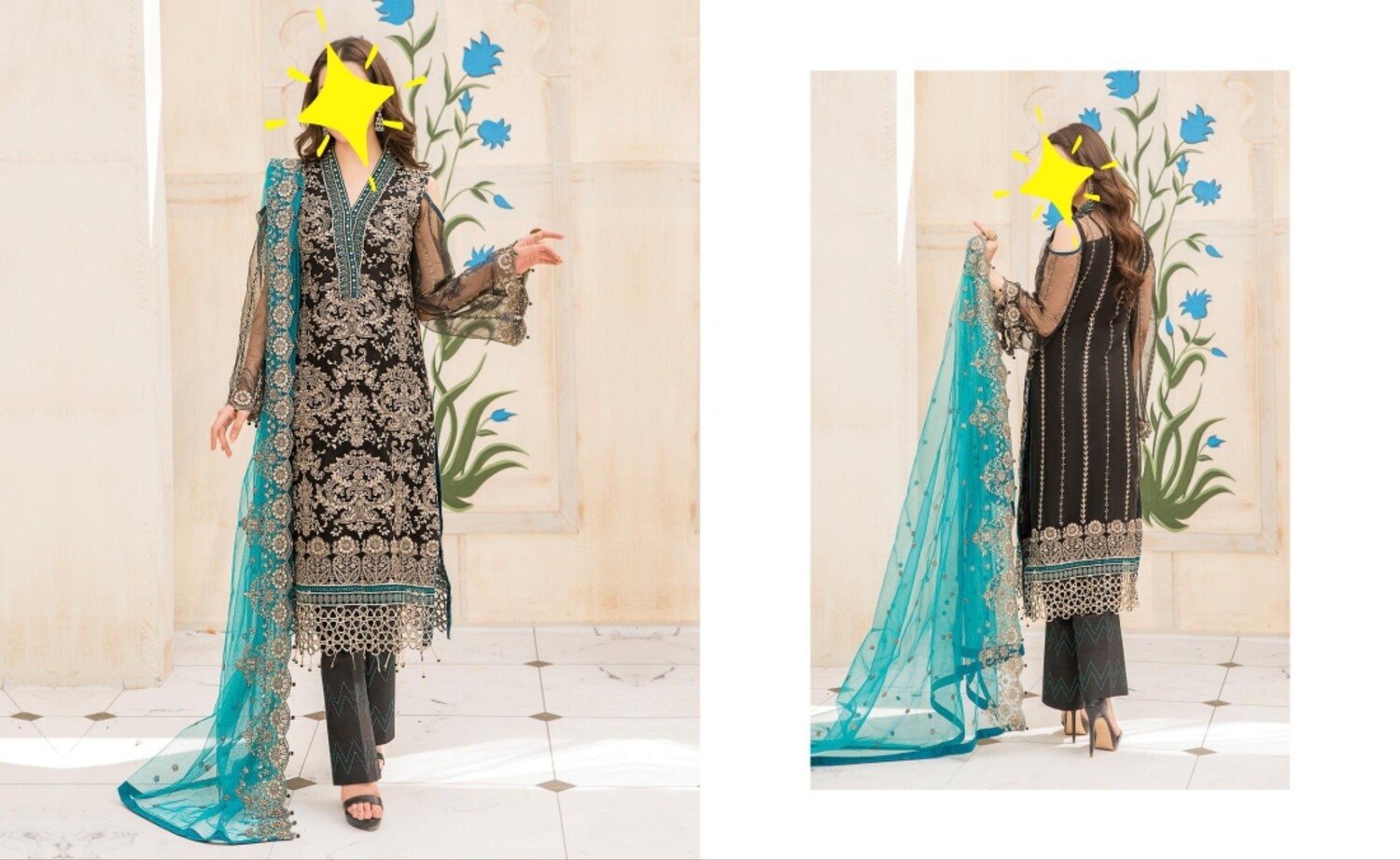 Black-Maryam&#39;s Luxury Chiffon
