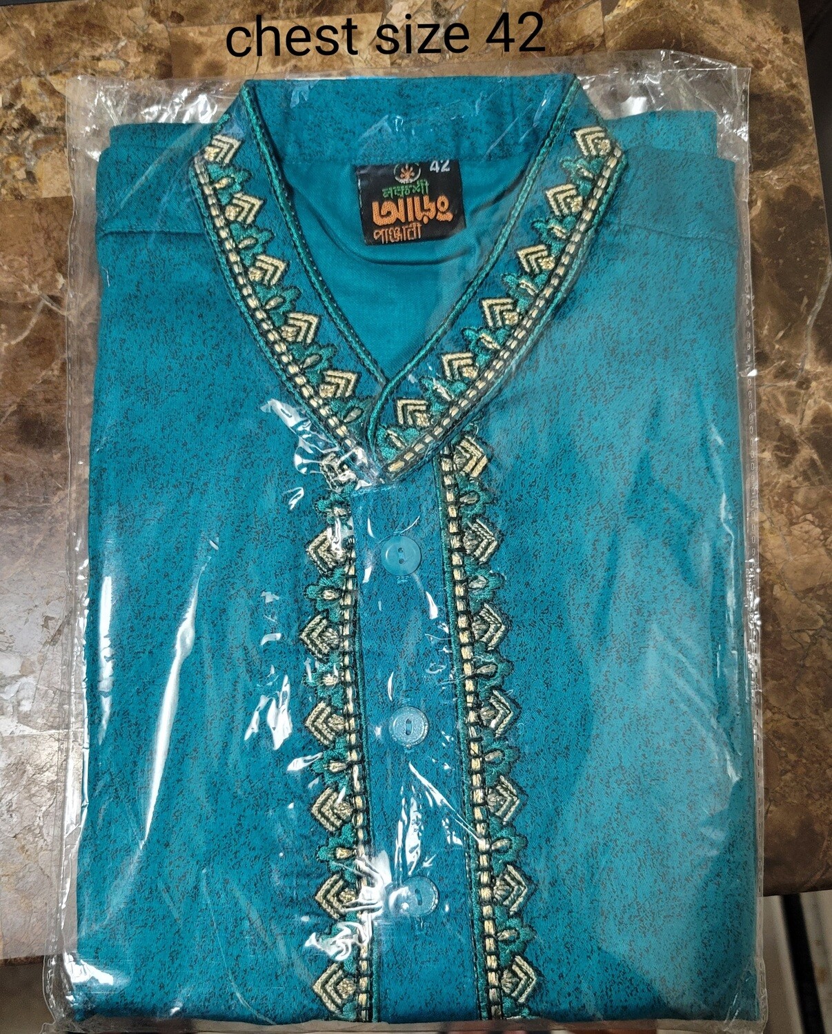 Kids Arong Punjabi, Size: Light Blue, Size 42