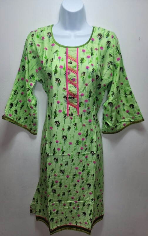 Printed cotton kurtis