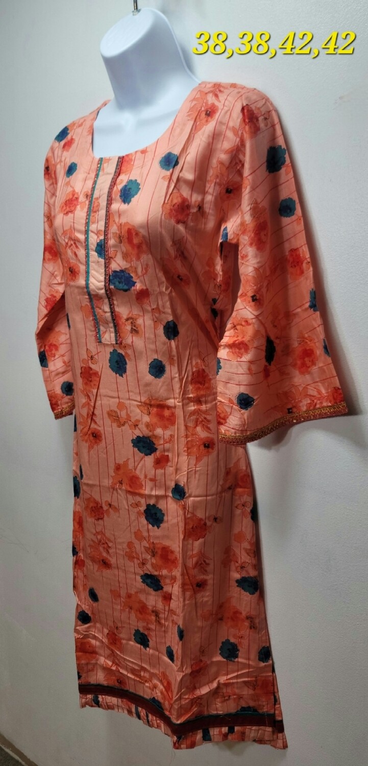 Printed cotton kurtis