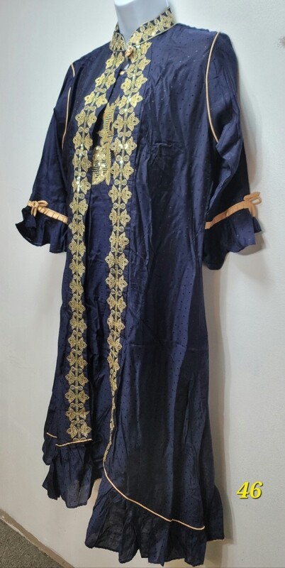 Embroidery Long Cotton Kurtis