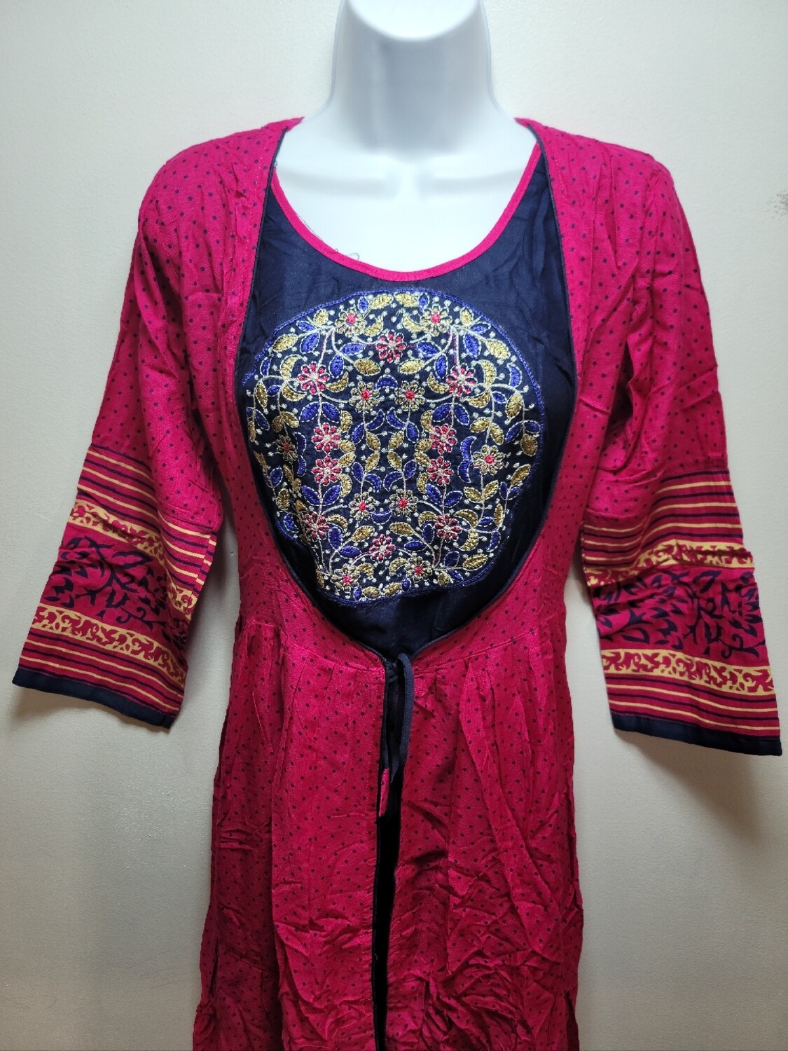 Embroidery Long Cotton Kurtis