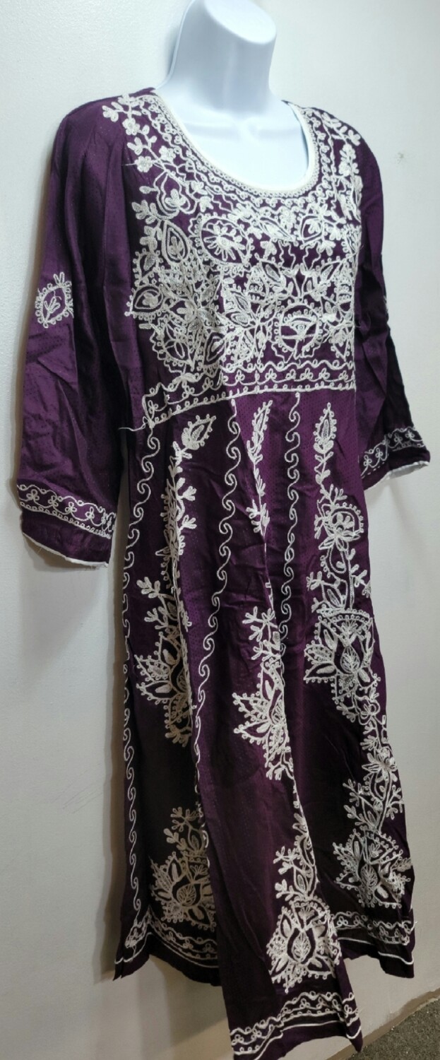 Embroidery Long Cotton Kurtis