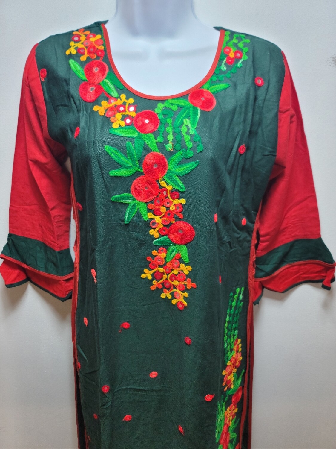 Embroidery Long Cotton Kurtis