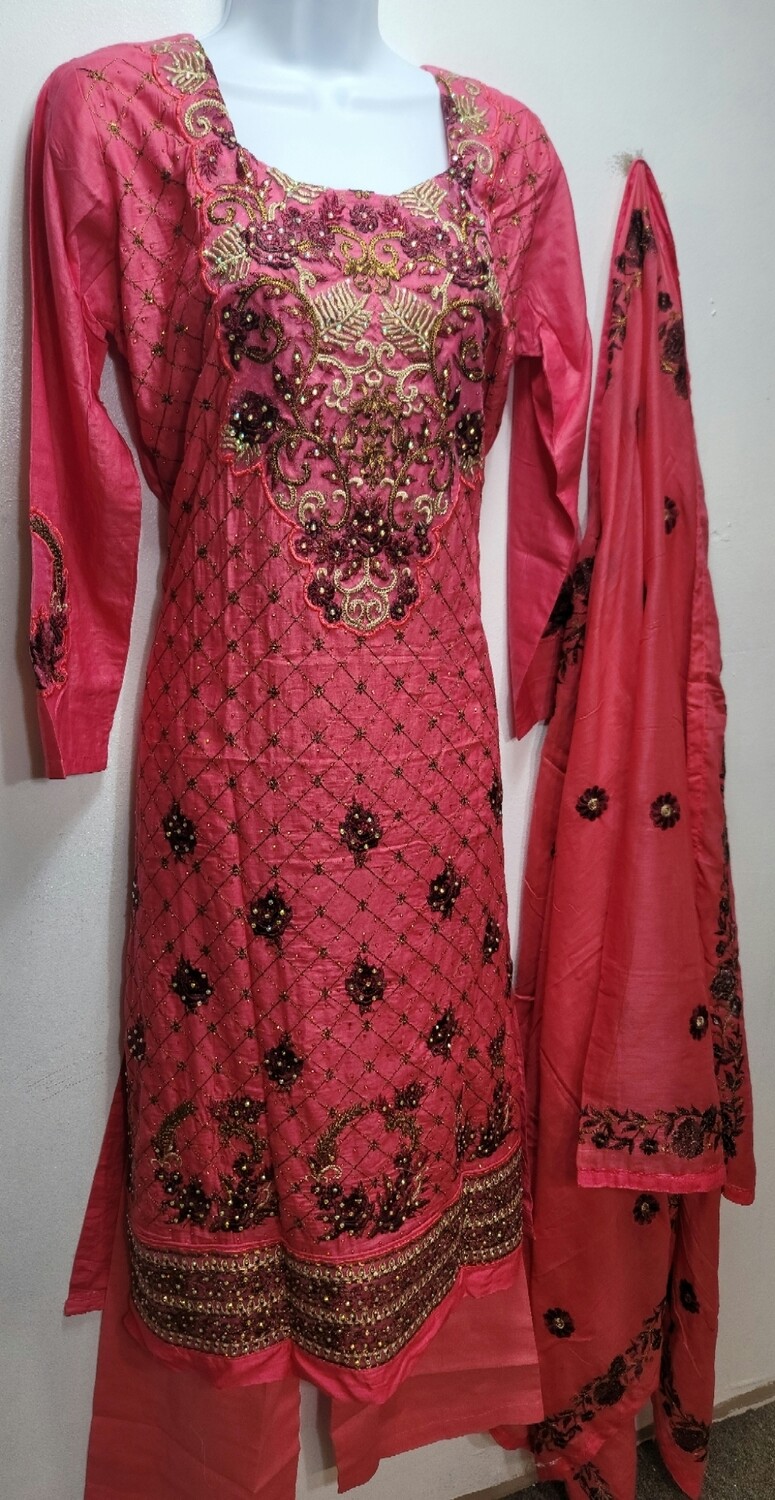 Pink Pakistani Cotton Boutiques Collection