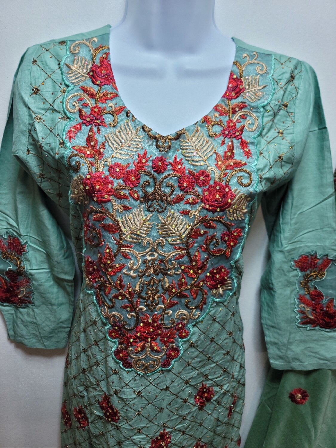 Pistachio Pakistani Cotton Boutiques Collection