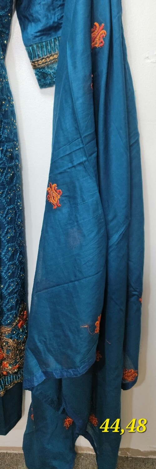 Blue- Pakistani Cotton Boutiques Collection