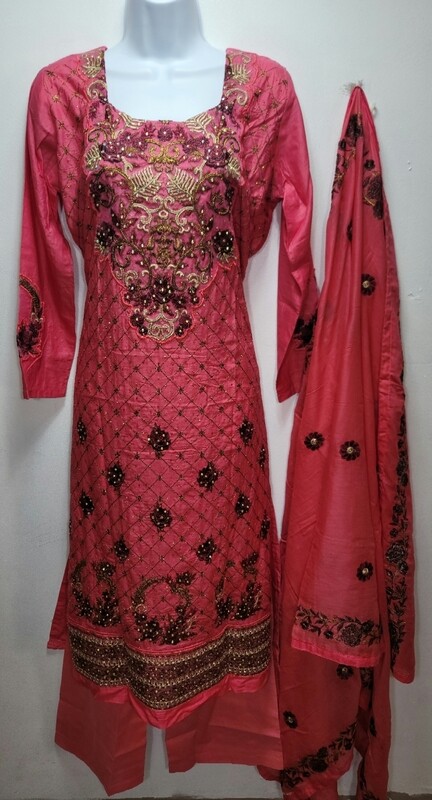 Pink Pakistani Cotton Boutiques Collection