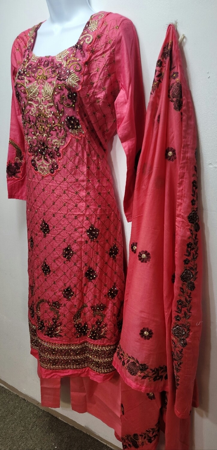 Pink Pakistani Cotton Boutiques Collection