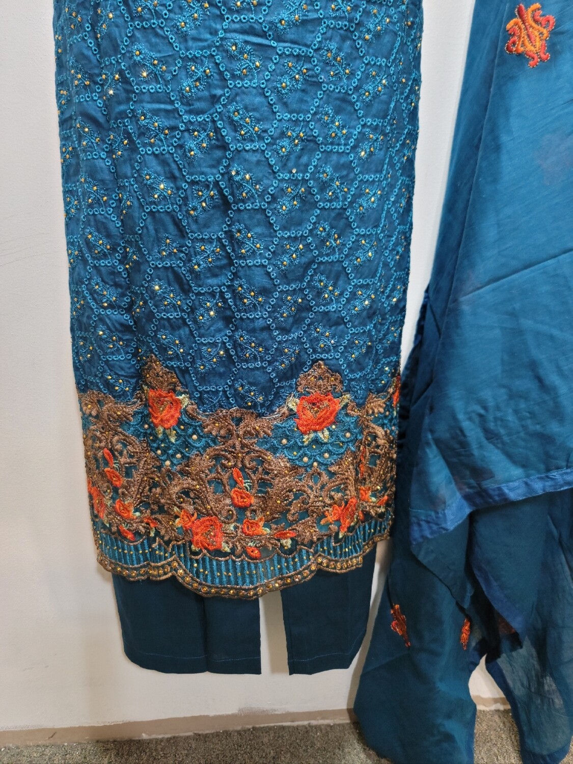 Blue- Pakistani Cotton Boutiques Collection