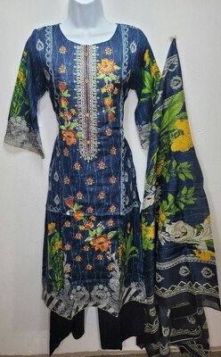Pakistani Heavily Embroidered Cotton Suits Collection