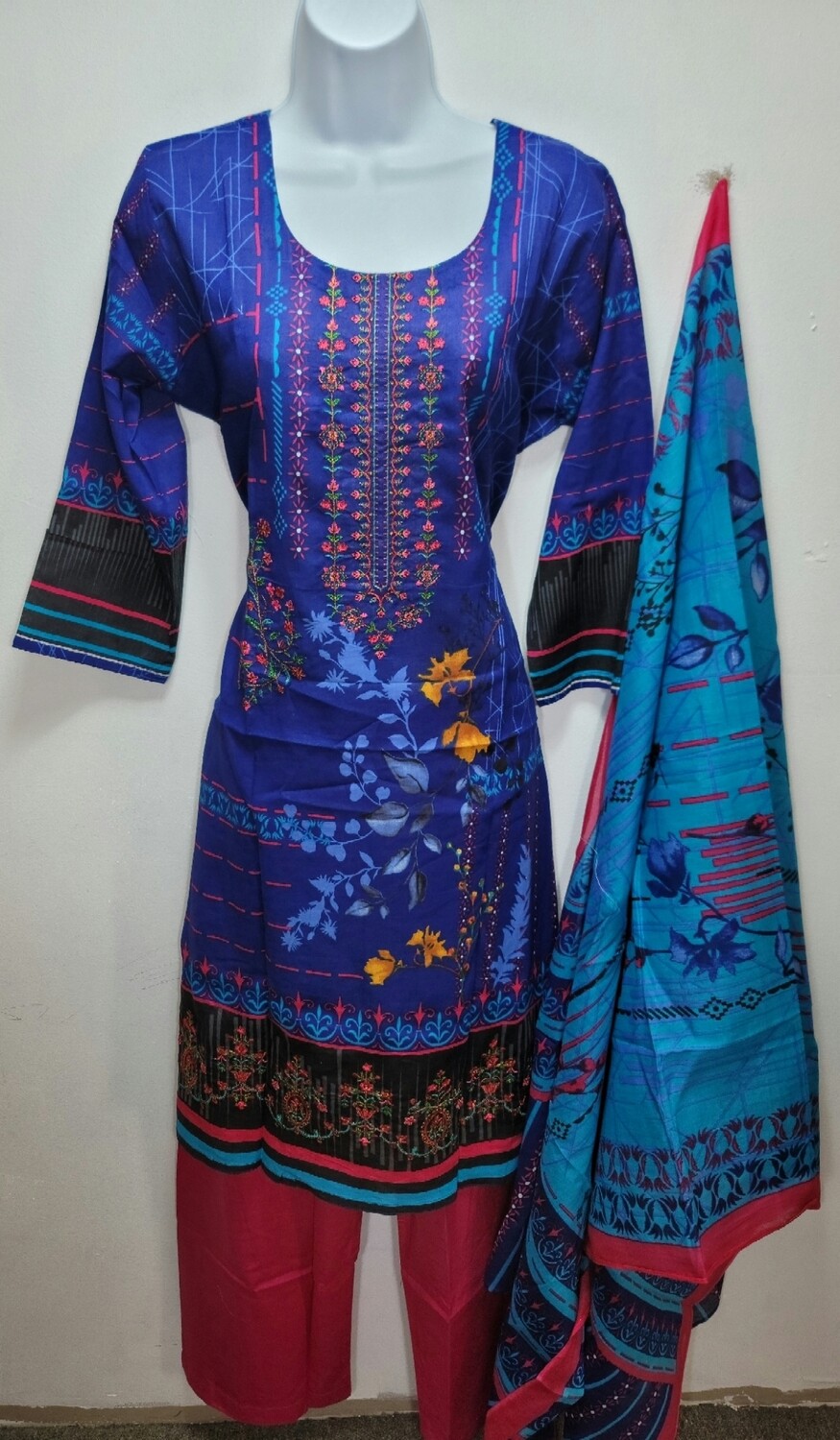 Pakistani Heavily Embridered Cotton Suits Collection