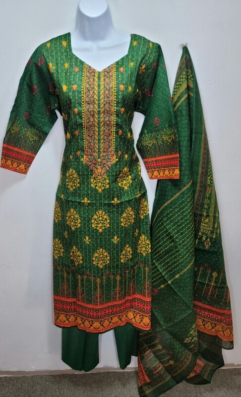 Pakistani Heavily Embridered Cotton Suits Collection