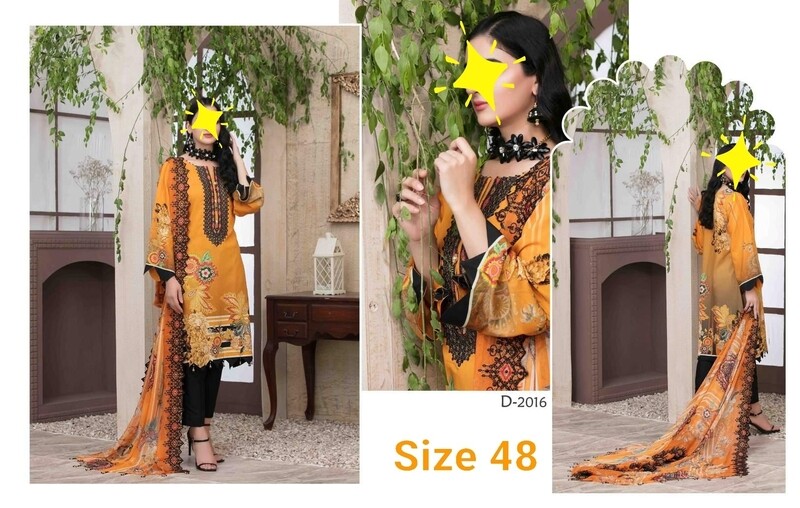 Orange- Tawakkal Maneli Viscose Collection