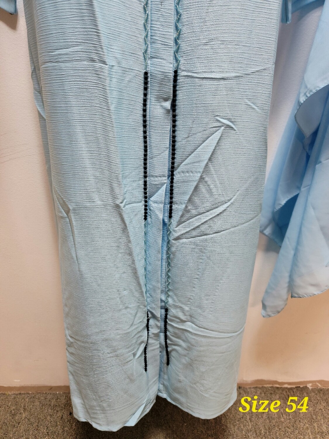 Sky Blue Modest Dubai Abaya