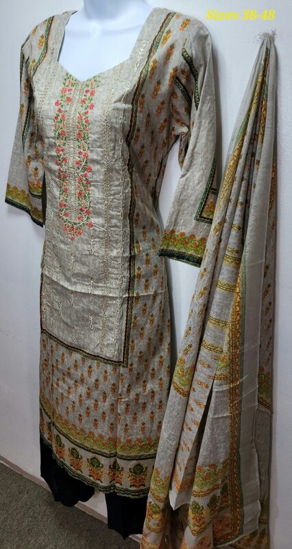 Pakistani Heavily Embridered Cotton Lawn Suits Collection