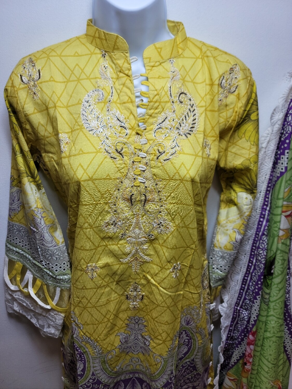 Naushad Imdad-Luxury Lawn by Shahzeb Textile.