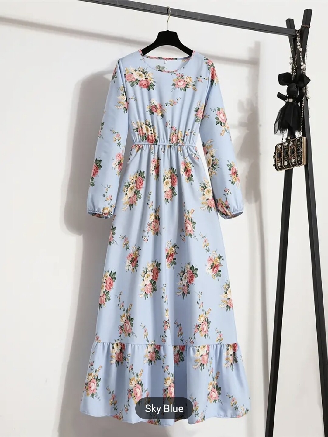 Floral Modest Maxi Dresses