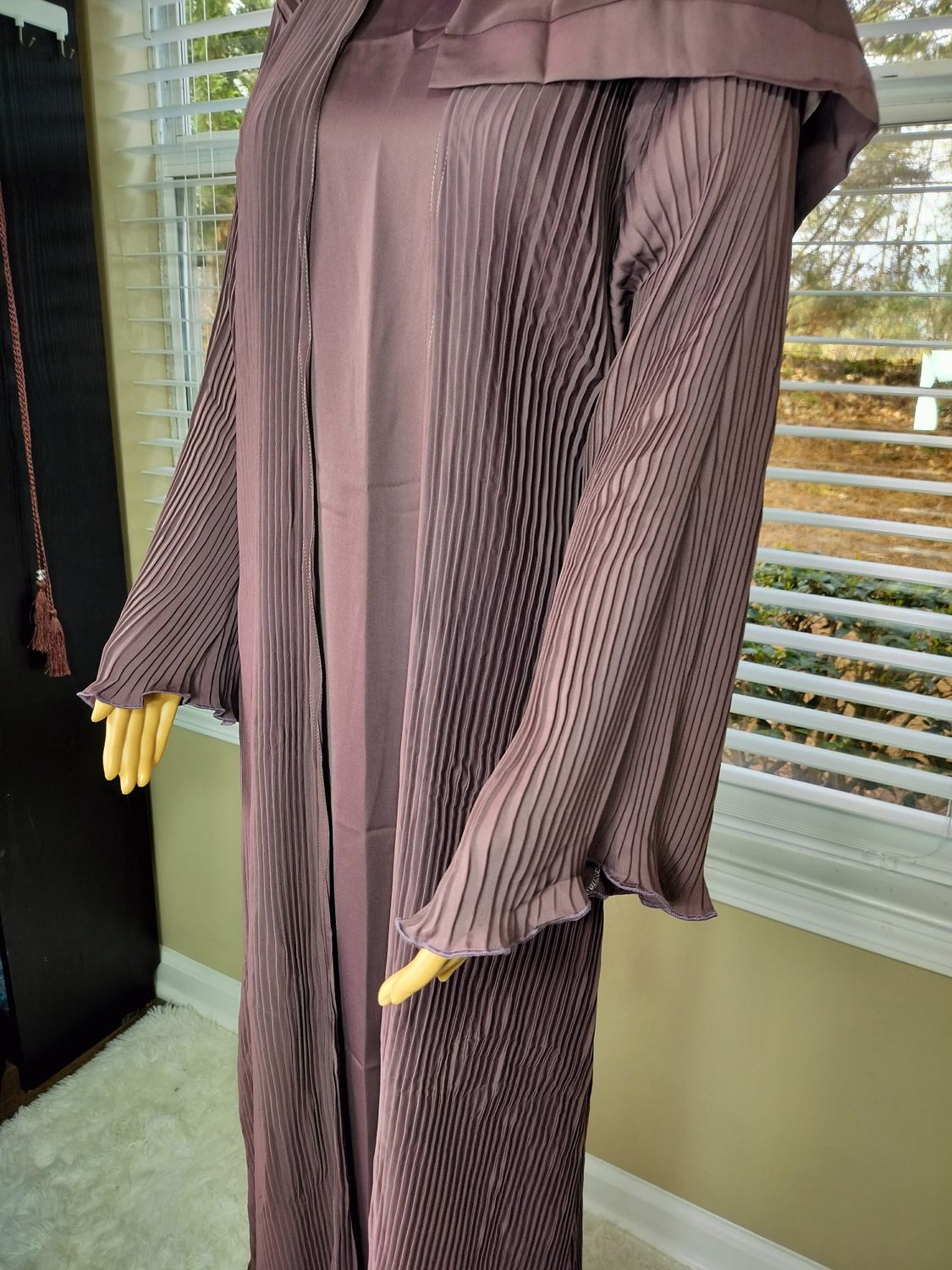 Rum Raisin Modest Dubai Abaya