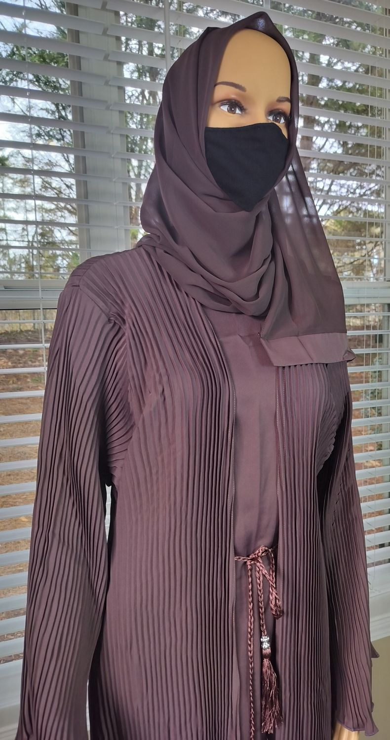 Rum Raisin Modest Dubai Abaya