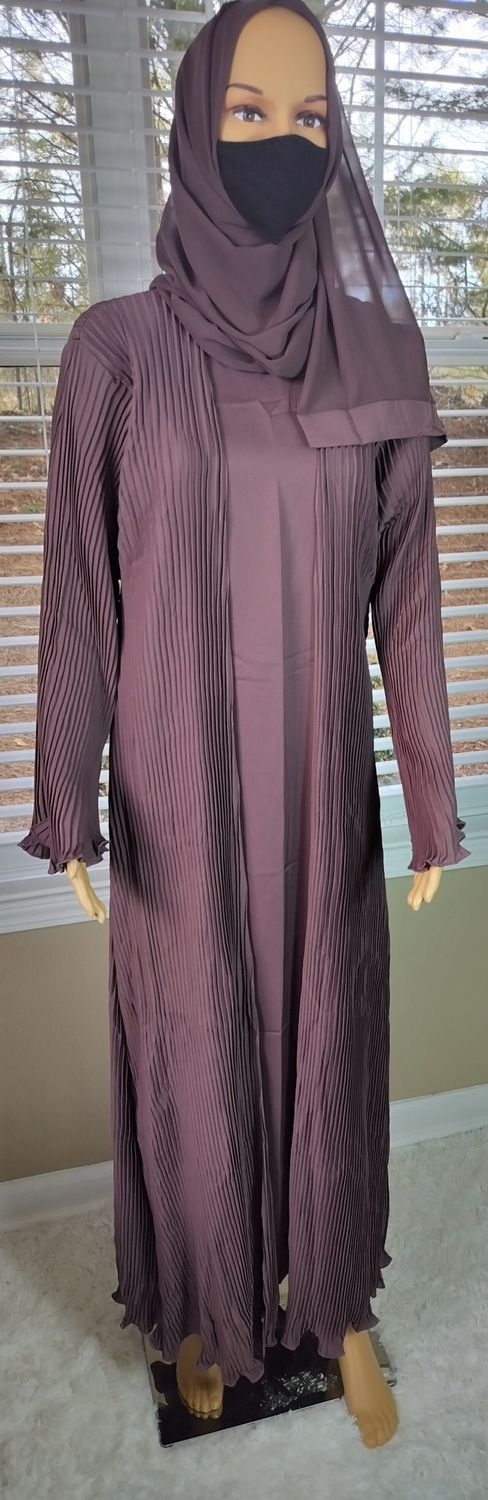 Rum Raisin Modest Dubai Abaya