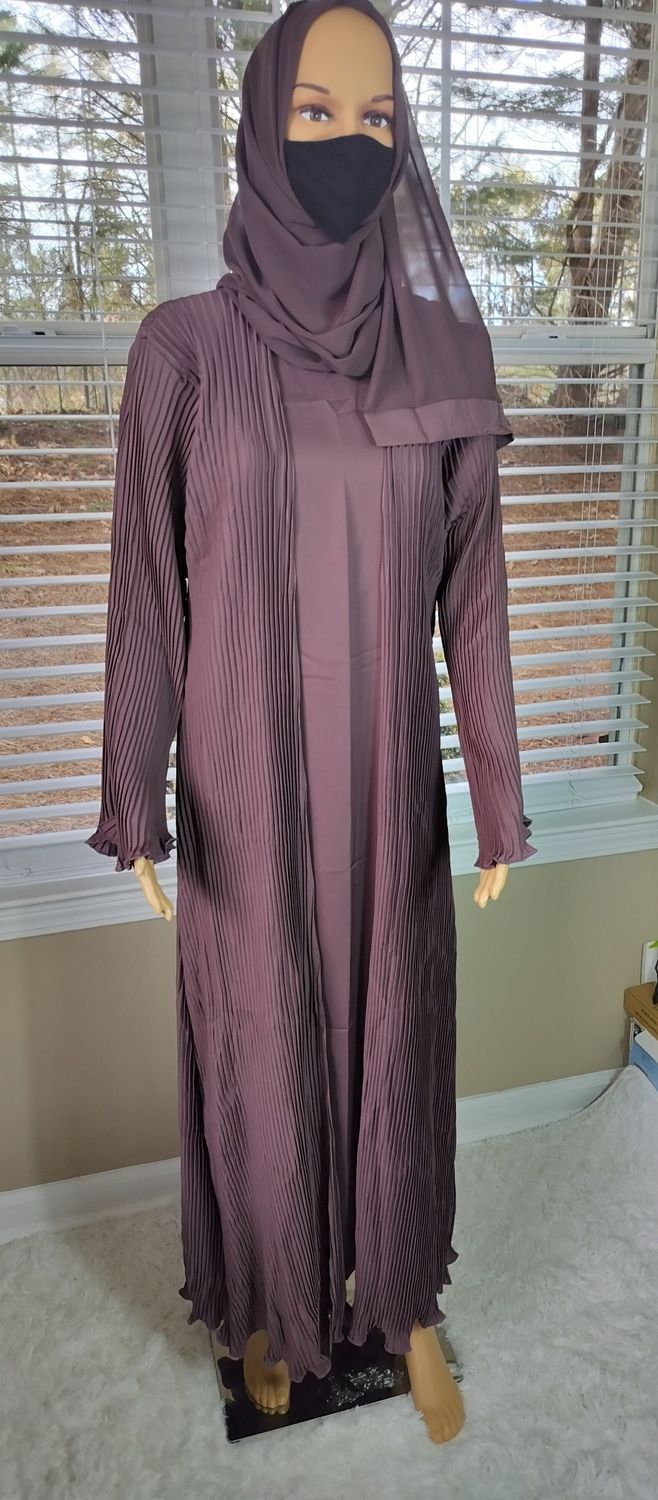 Rum Raisin Modest Dubai Abaya