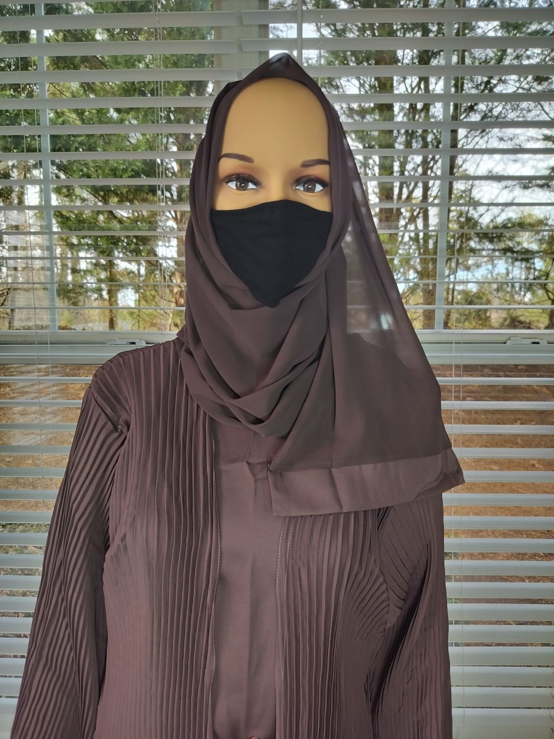 Rum Raisin Modest Dubai Abaya