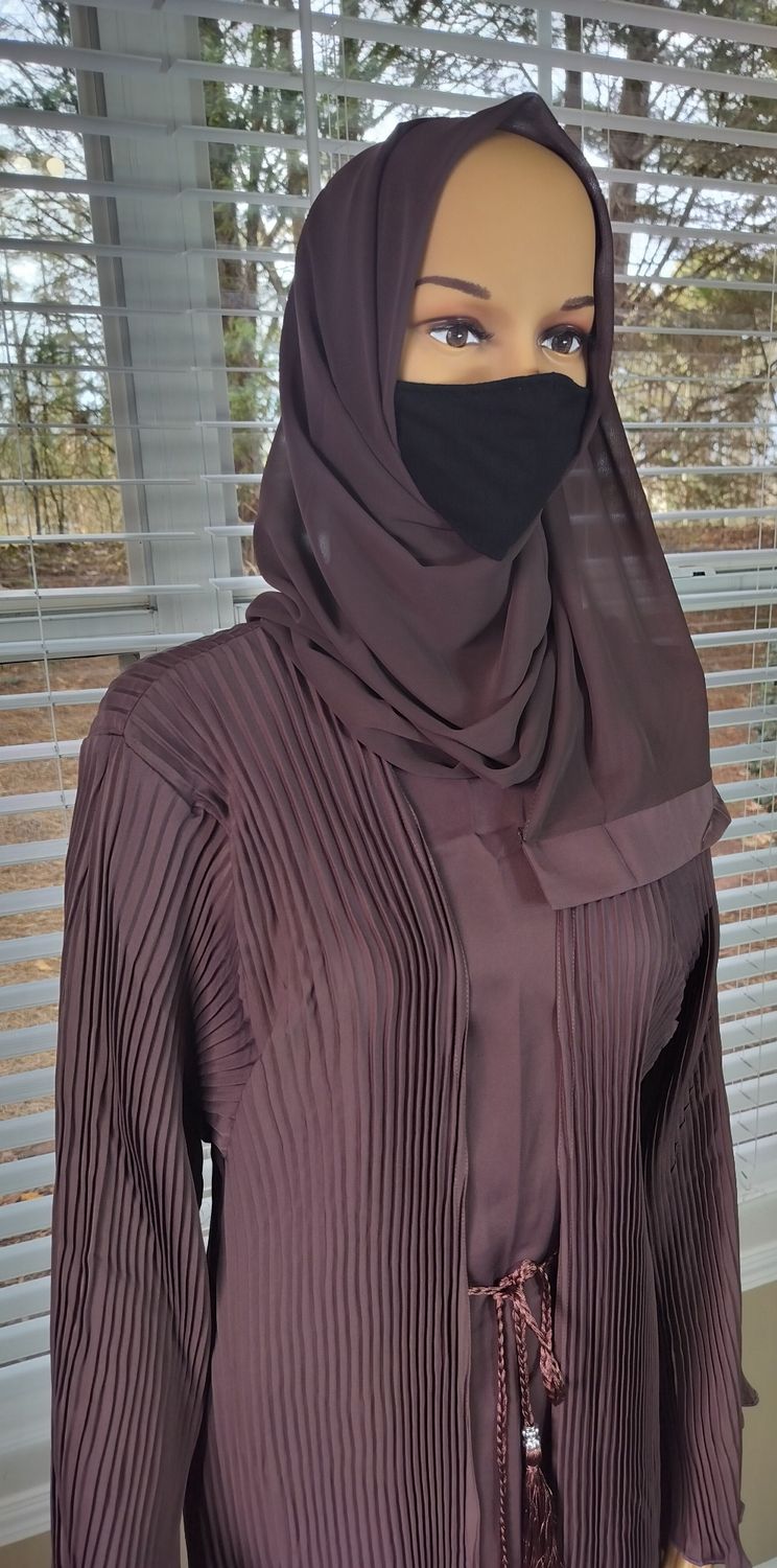 Rum Raisin Modest Dubai Abaya