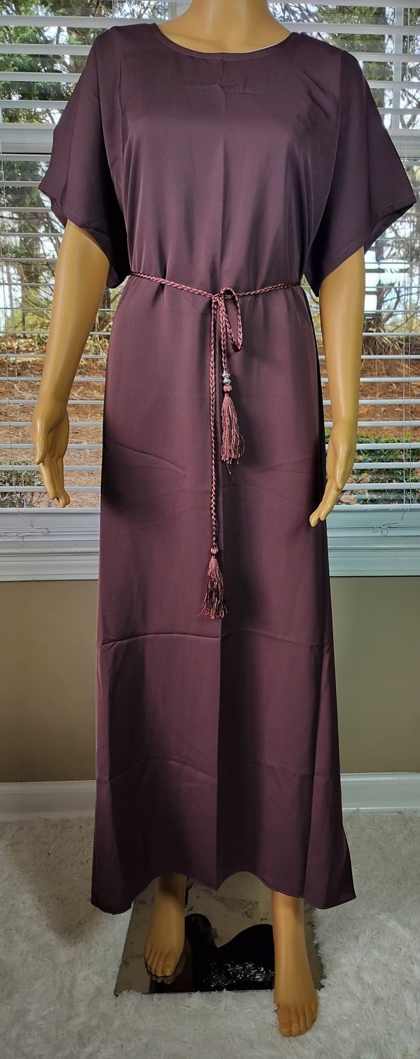 Rum Raisin Modest Dubai Abaya