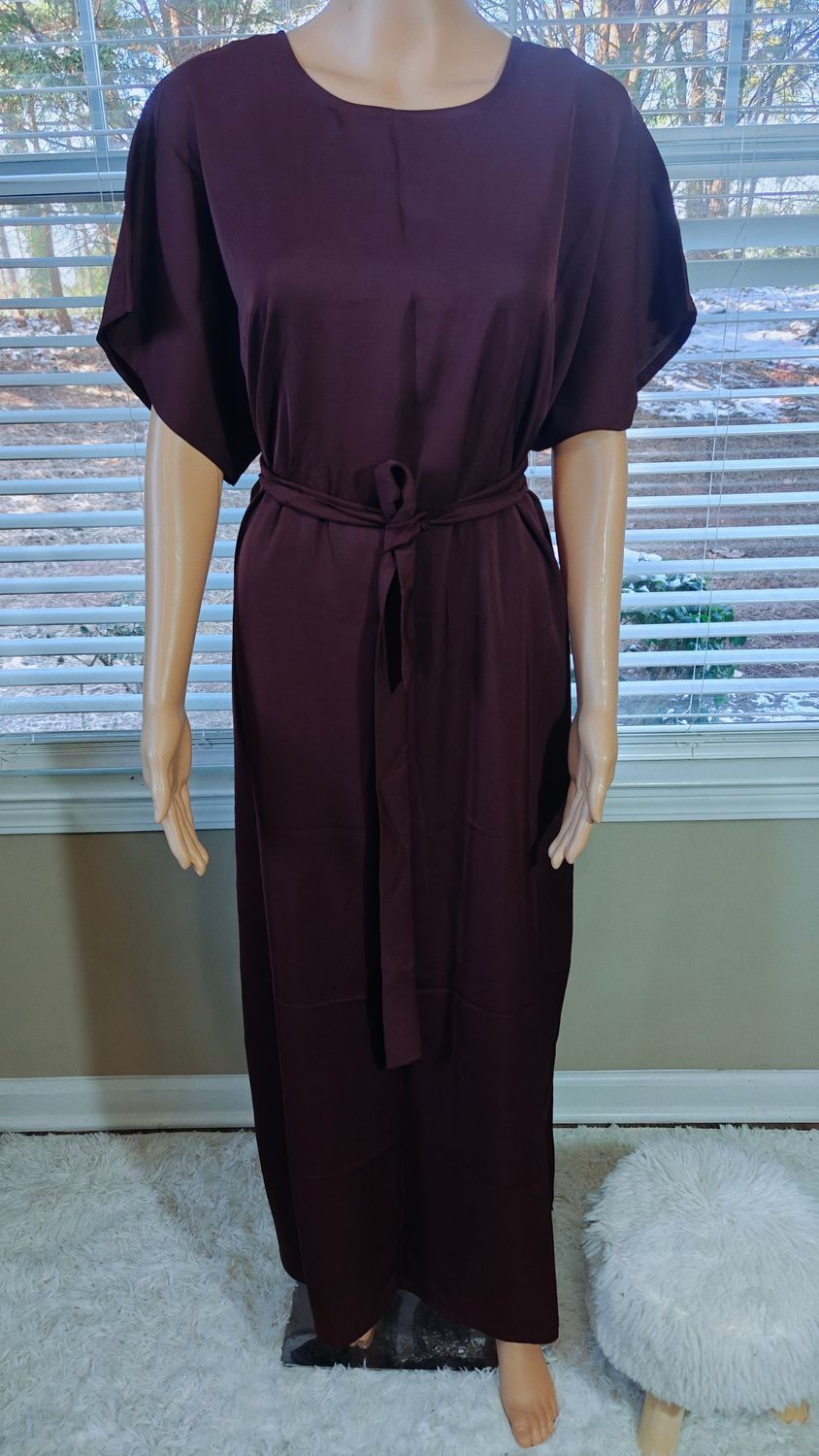 Brown Embellished Sleeve Modest Dubai Abaya