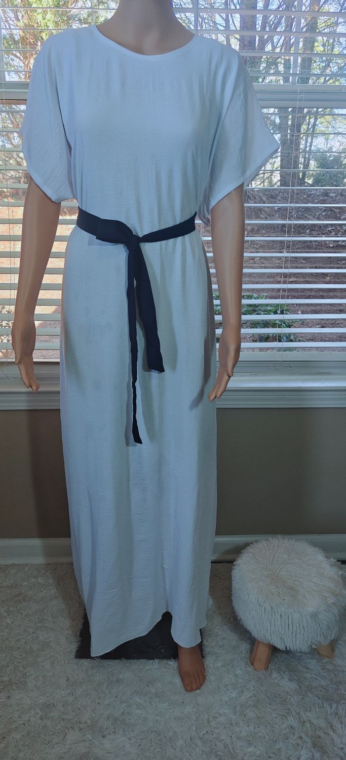 Navy Blue Embellished Sleeve Modest Dubai Abaya