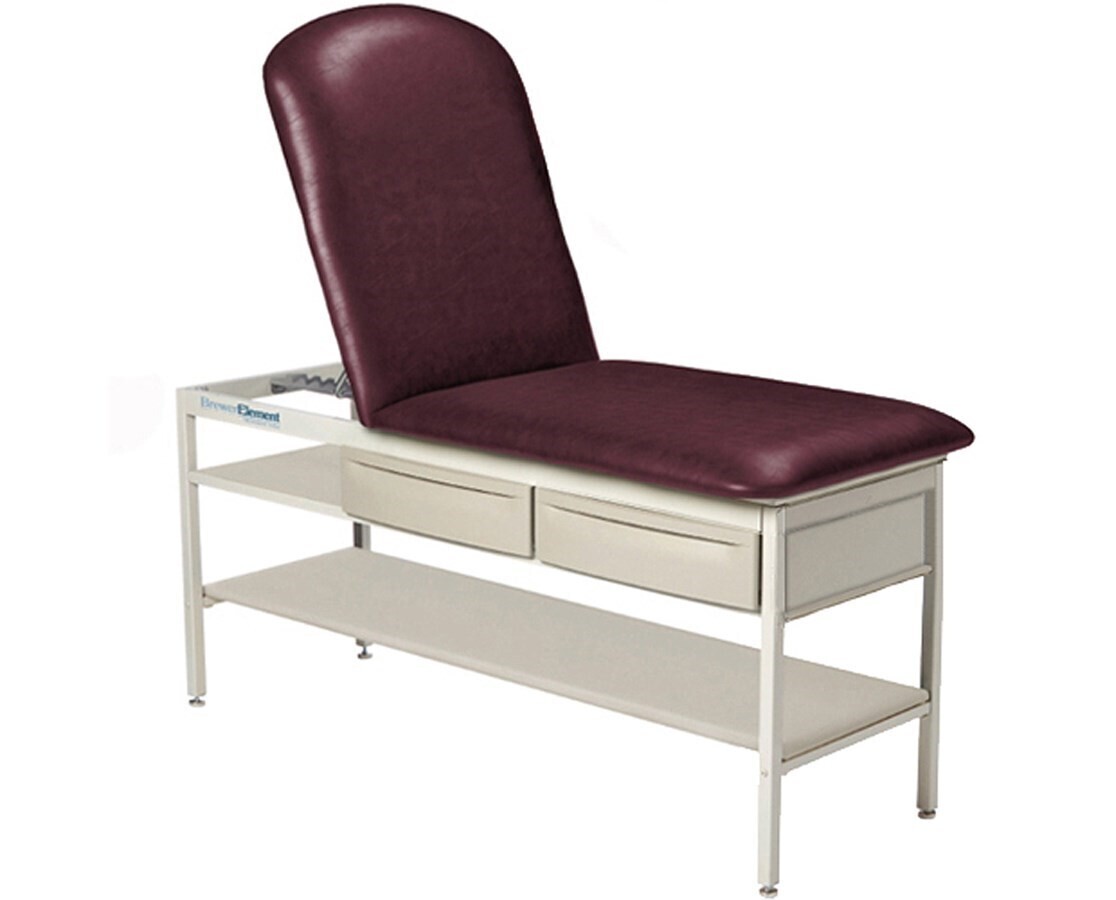 Element Adjustable Treatment Table with Shelf & Drawers