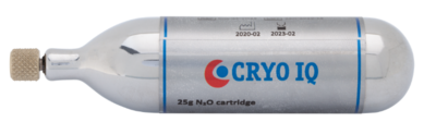 CryoIQ Gas Cartridges with Oxiblock© Technology