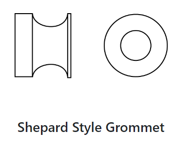 Shepard Style Grommet Titanium