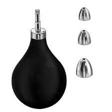 Politzer air bag nasal tip