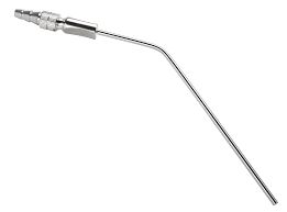 Frazier Suction Handle 200 X 5mm OD (15Fg), 150° bend